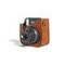 İnstax fotoaparat üzlüyü \ Instant Camera Case Compatible with Instax Mini (Brown)