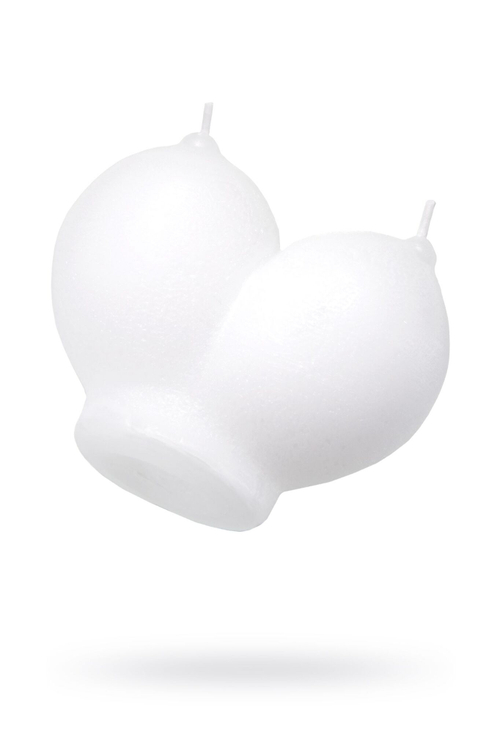 Белая сувенирная свеча «Сиськи»