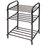 Этажерка для обуви металлическая Комфорт-1 3-х ярусная разборная