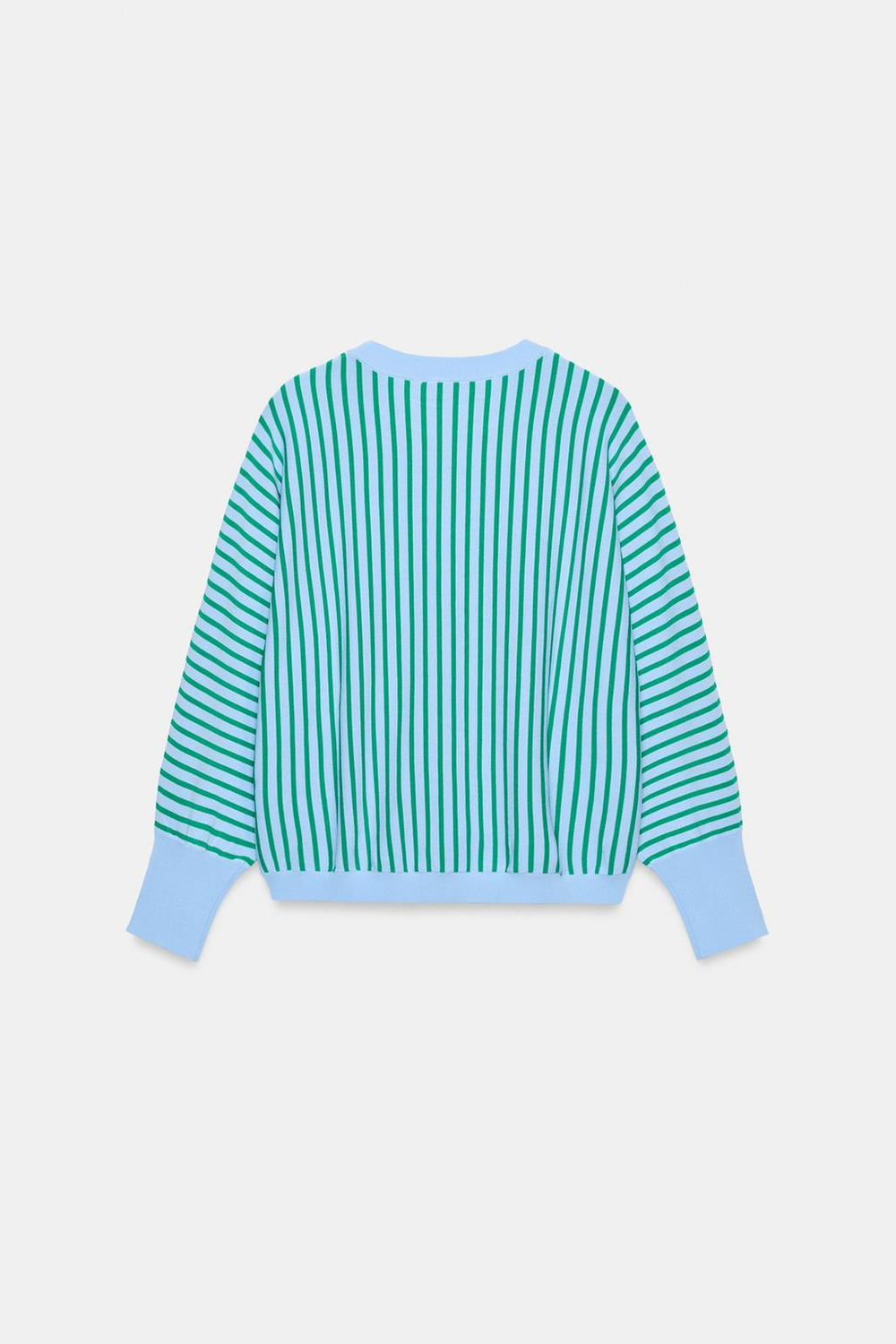 ZARA ТРИКОТАЖНАЯ ТОЛСТОВКА В ПОЛОСКУ, РАЗНОЦВЕТНЫЙ