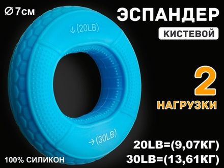 Эспандер кистевой с двойной нагрузкой 20-30 LB