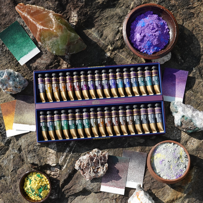 Mijello Granulation Watercolor 15 ml 34 цвета