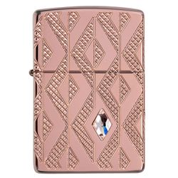 Зажигалка Zippo Armor Geometric Diamond Pattern Design (49702)