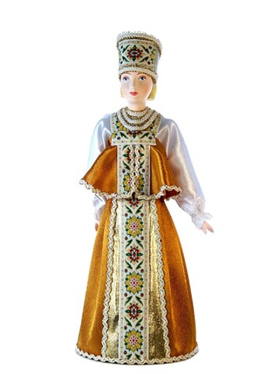 Кукла коллекционная в костюме Архангельской области