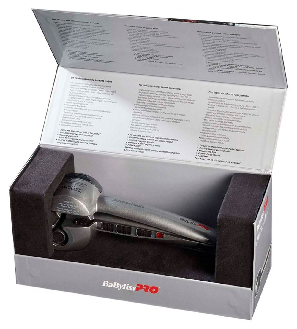 Babyliss pro curling iron miracurl steamtech bab2665se online