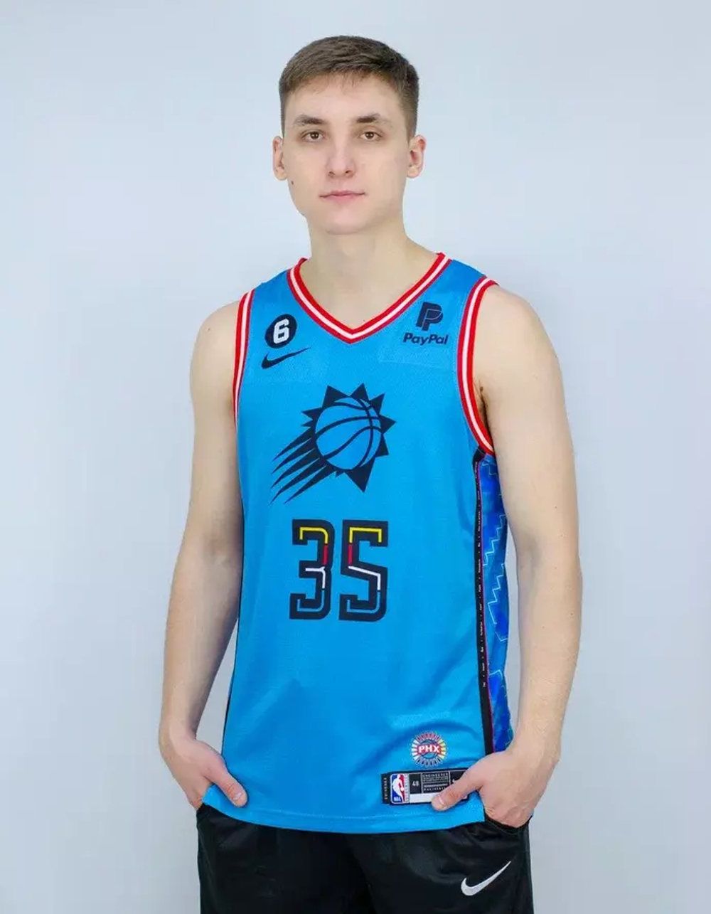 Купить в Москве баскетбольную джерси Кевина Дюрэнта «Финикс Санз»