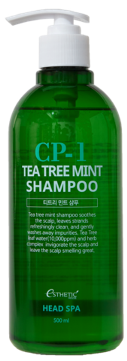 ESTHETIC HOUSE Шампунь для волос УСПОКАИВАЮЩИЙ CP-1 TEA TREE MINT SHAMPOO, 500 мл