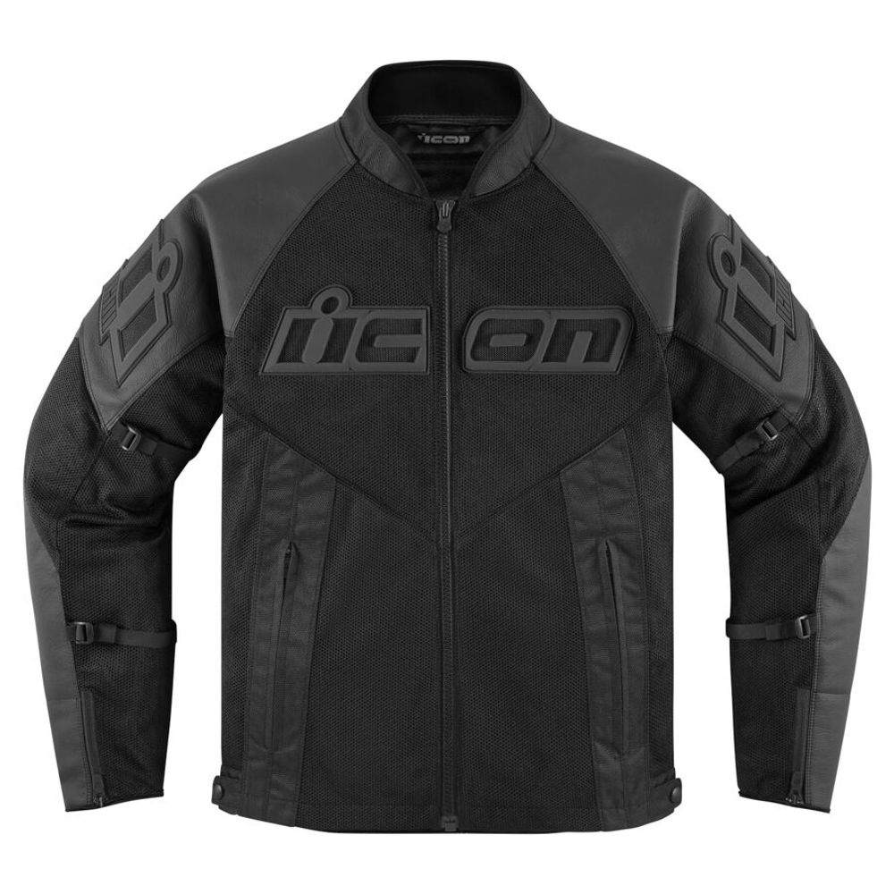 Mesh AF Leather Jacket / Черный