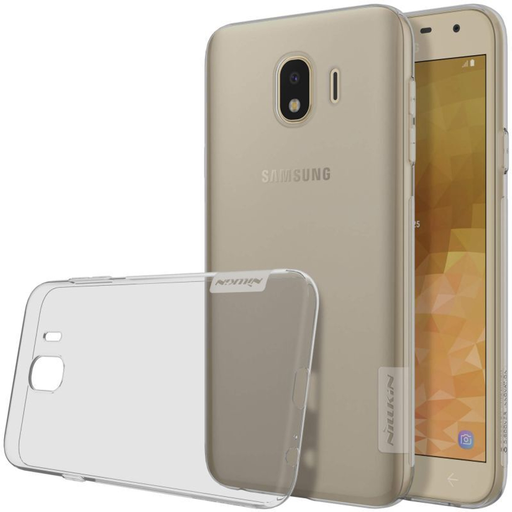 Прозрачный силиконовый чехол Nillkin Nature для Samsung Galaxy J4 (2018)