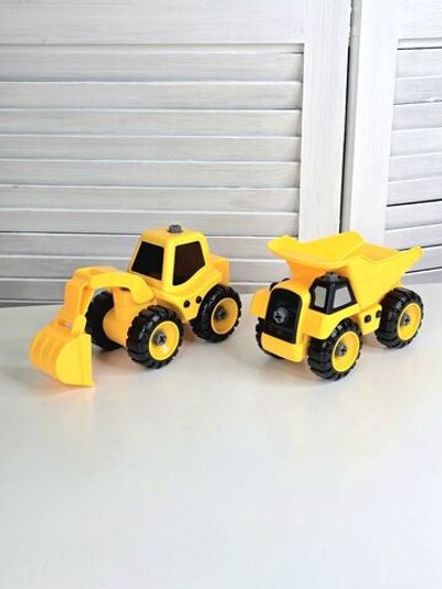 Конструктор с отверткой "Набор машинок из серии Спецтехника" (200508922)