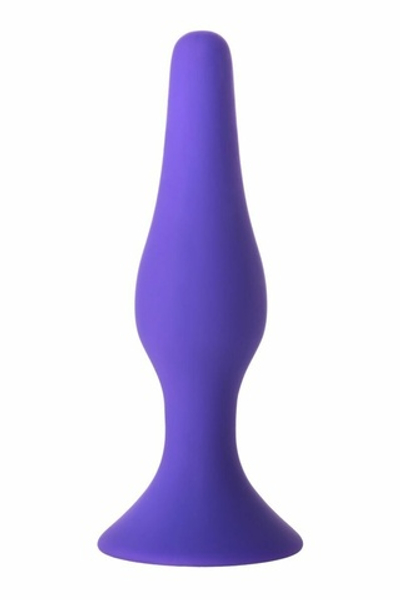 Фиолетовая анальная втулка Toyfa A-toys - 12,5 см.