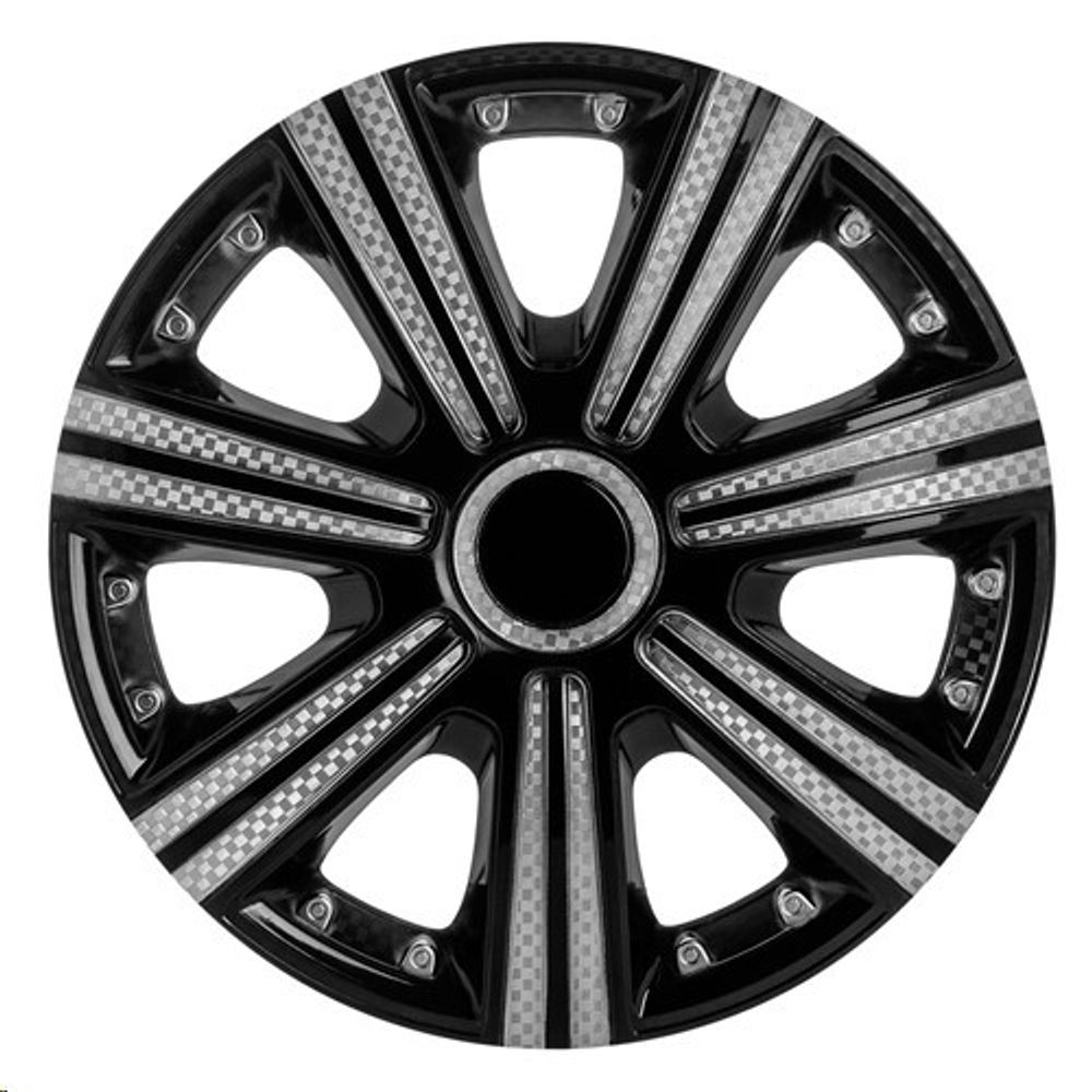 Колпак колеса R15 DTM Super Black (в мешке 5 упак) (STAR)