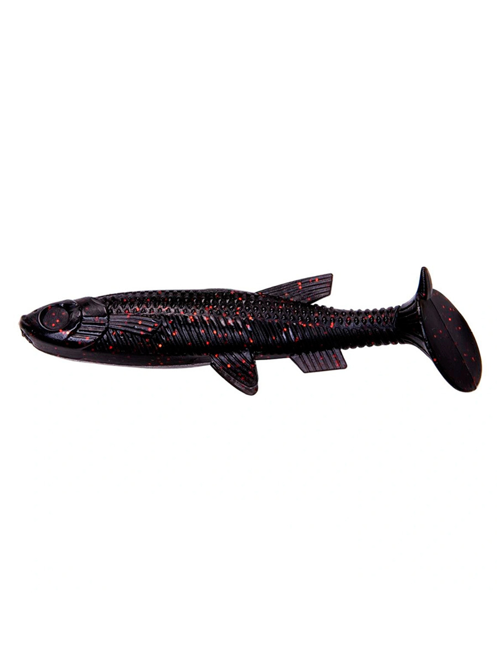 Виброхвост Helios Nelma 3,15"/8 см Dark Star LT 6шт. (HS-26-053)