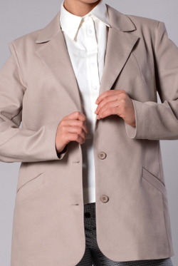 Жакет женский 3972зп, бежевый #429Беб043972зп