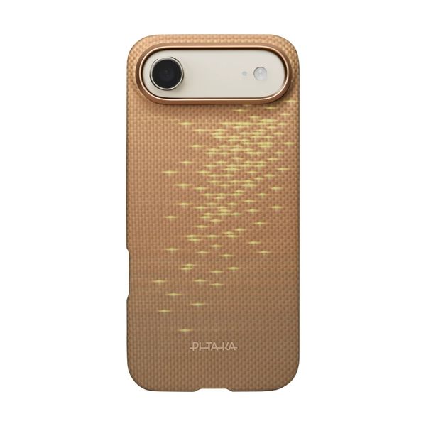 Чехол Pitaka Edge Case для iPhone Air, Золотой блик | Golden Glint