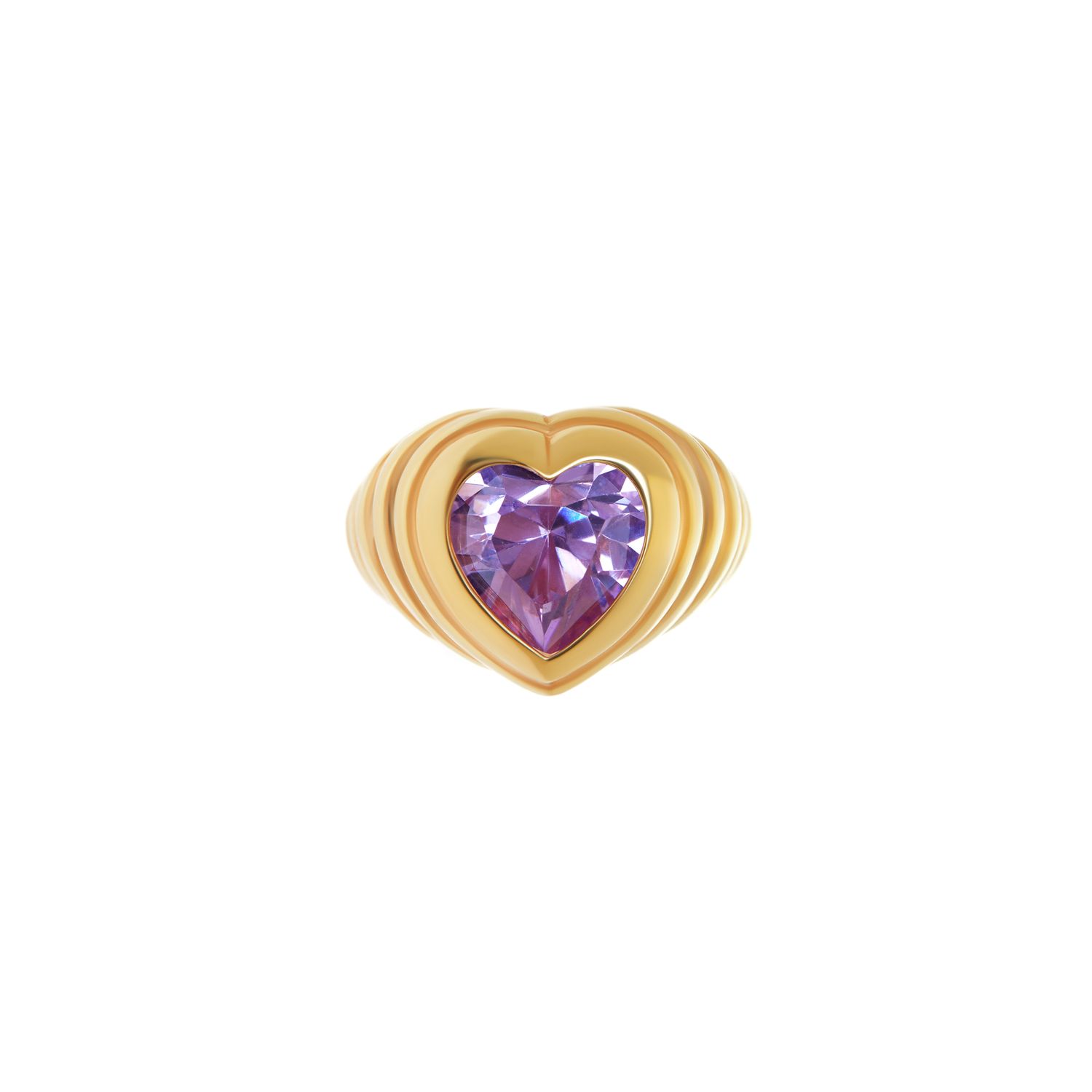 Кольцо Shiny Heart Ring – Lavender