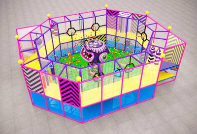 Детский игровой лабиринт «Зубастая Атака»