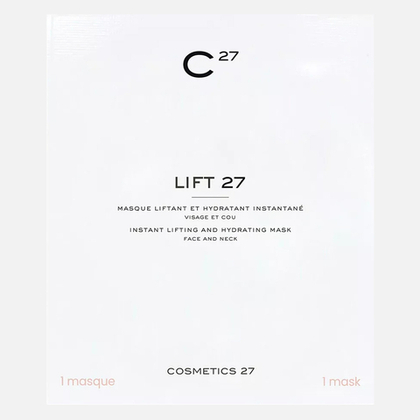 COSMETICS 27 LIFT 27 Х4 Био-органическая лифтинг-маска мгновенного действия, 4 шт