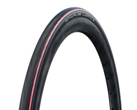 Покрышка 700x25C (25-622) 05-11654011 LUGANO II K-Guard Folding (кевлар/складная) 25-622 B/RS/B-SK HS471 SiC 50EPI черно-красная SCHWALBE