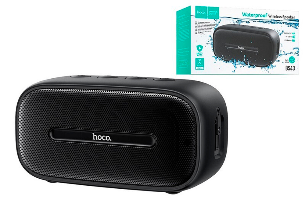 Колонка - Bluetooth HOCO BS43 (черный)
