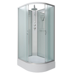 Душевая кабина Niagara Classic NG-33984-14LBKT (90х80х210) средний поддон(26см),стекло матовое,4 места