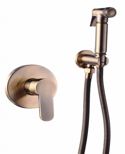 5202-D Комп. скрыт.монтажа"GANZER" КРУГЛ. БРОНЗ  (10/1шт)