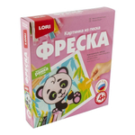 Фреска из песка "Мишка панда" (Lori)