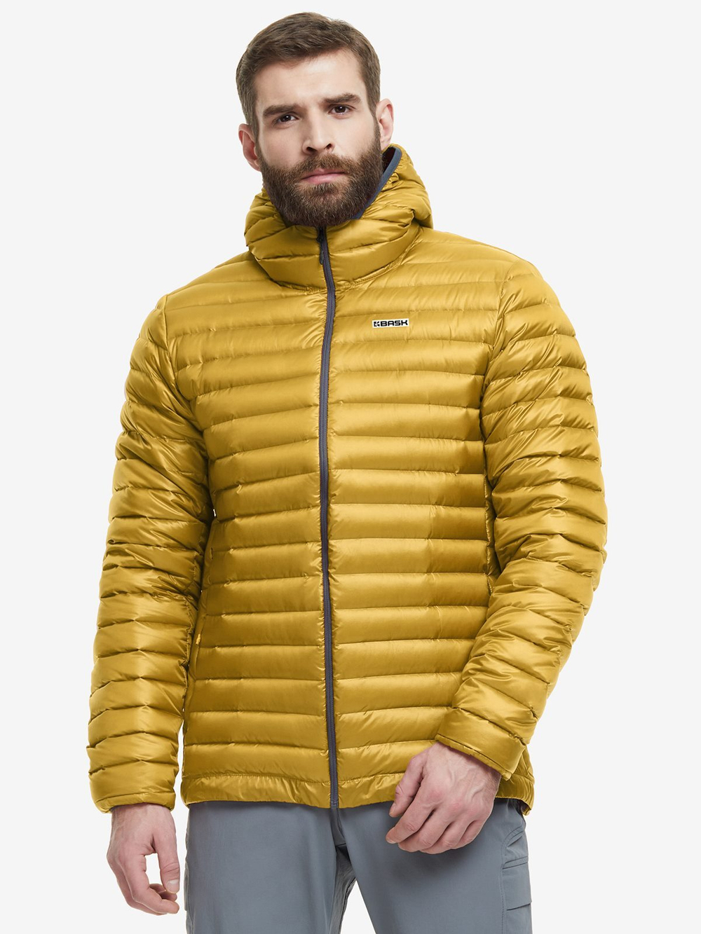 Куртка мужская пуховая BASK CHAMONIX LIGHT MJ V2 золотая