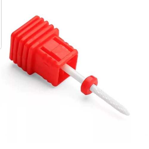 МСК Керамическая фреза игла (красная насечка)