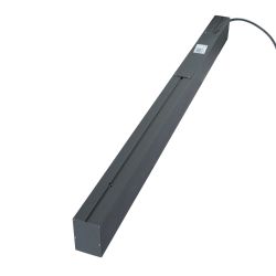 ULO-K10D 30W-5000K-L60-H IP40 BLACK Светильник линейный светодиодный подвесной. Белый свет 5000K. 2800Лм. Алюминий. Цвет черный. TM Uniel