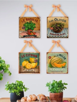 Панно на стену для интерьера 4 шт