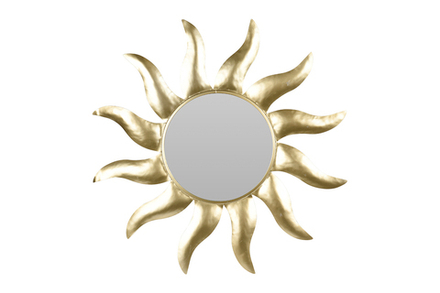 Зеркало "Солнце" в золотой раме