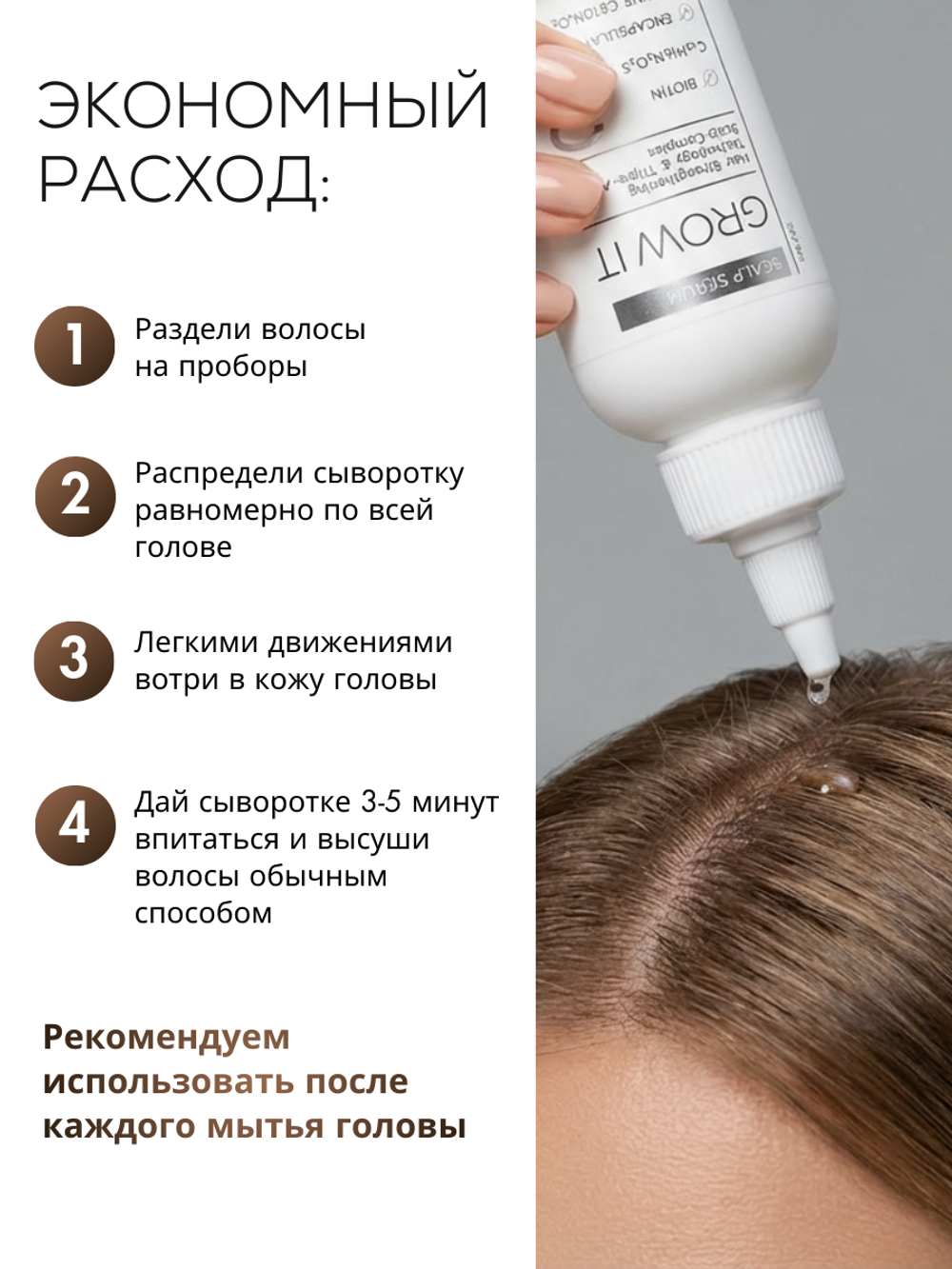 Сыворотка GROW IT от выпадения и для роста волос