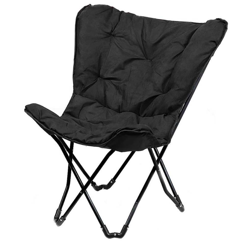 Кресло складное 70х70х92.5 см, Элит, черное, 100 кг, YTMC007B-black