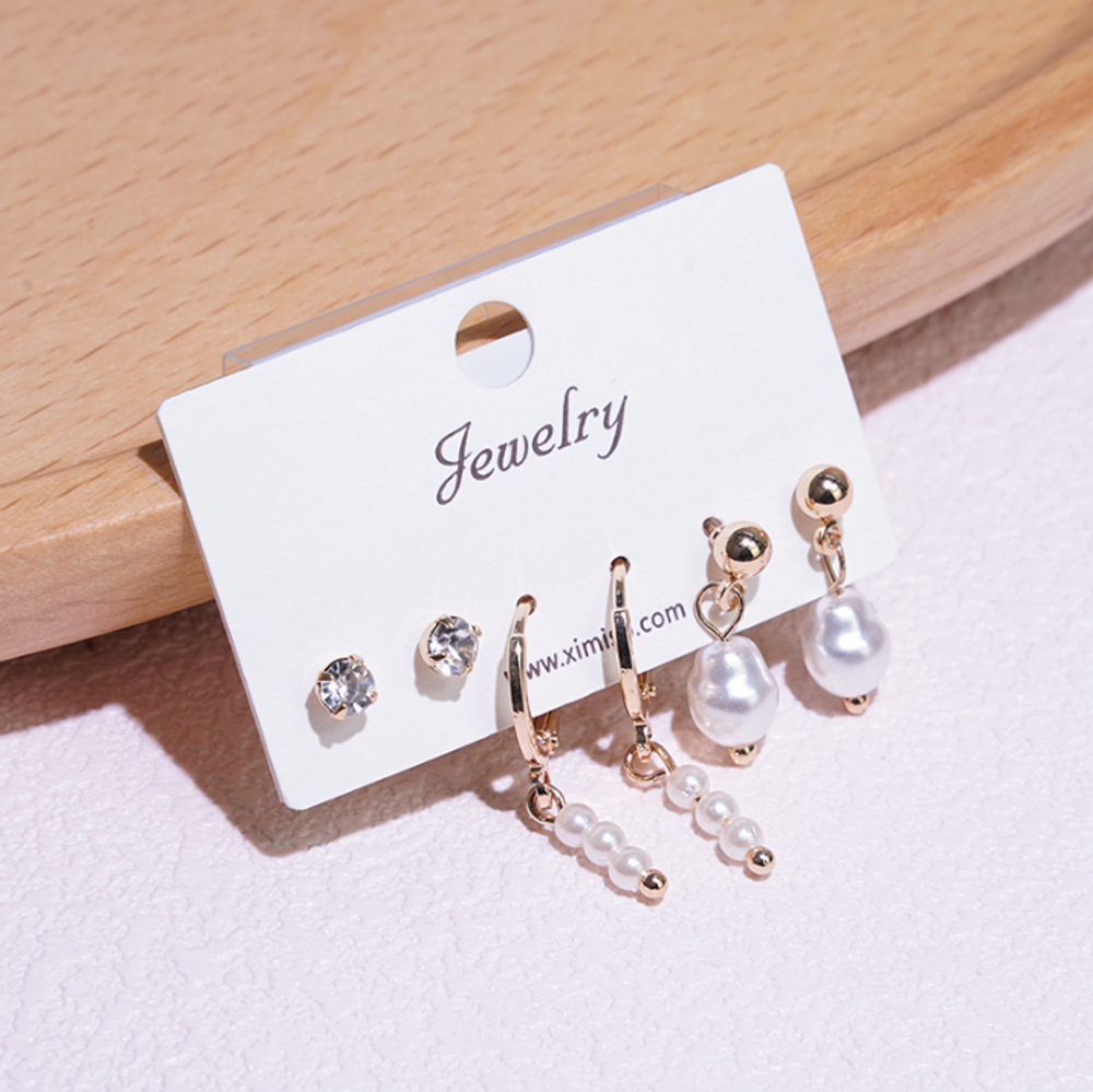 Набор сережек &quot;Pearl Earrings&quot;