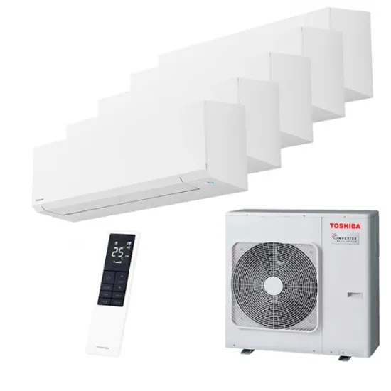 Мультисплит система на 5 комнат Toshiba RAS-B07G3KVSG-E x 5 / RAS-5M34G3AVG-E