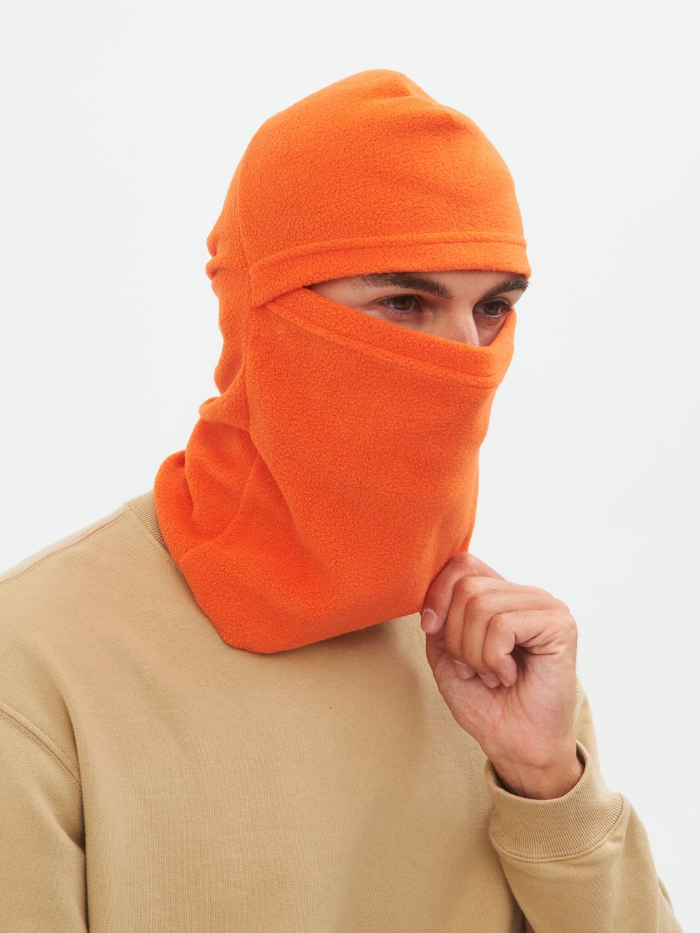 Балаклава Флис (180гр/м) цвет Оранжевый