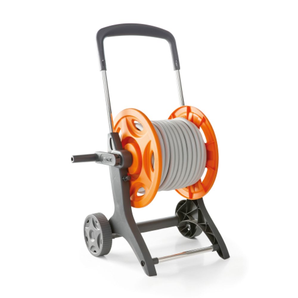 Тележка для шланга GF GF80005756 EUROTANK PLUS для шланга 60м в комплекте со шлангом 1/2 20м | Аксессуары для полива Green Apple