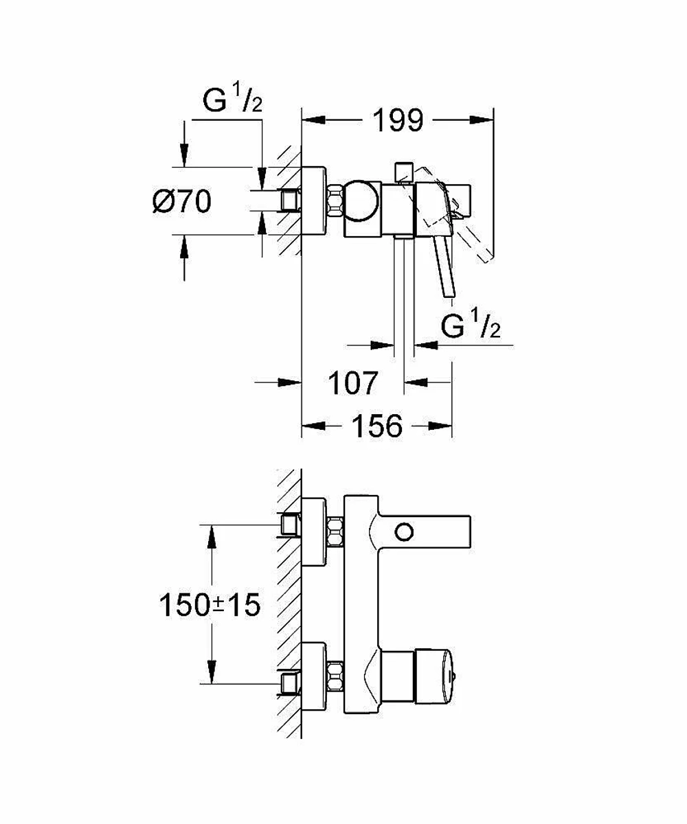 Смеситель для ванны Grohe Concetto 32211001 хром