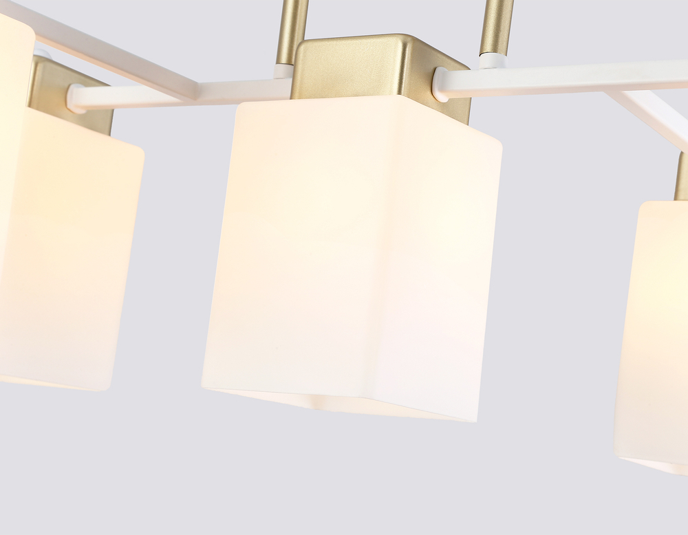 Светильник подвесной TR303047/5 WH/GD белый/золото E27/5 max 60W 540*480*270