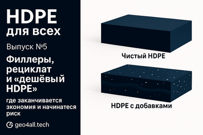 HDPE для всех — Выпуск № 5. Филлеры, рециклат и «дешёвый HDPE»: где заканчивается экономия и начинается риск