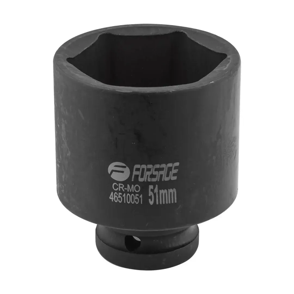 Головка ударная глубокая 51мм 3/4''6гр Forsage F-46510051