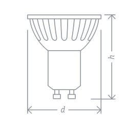Лампа Navigator 94 208 JCDRC 50W GU10 230V 2000h