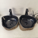 Раковина из речного камня ПАРА! RS-65334 40*35*15 0865