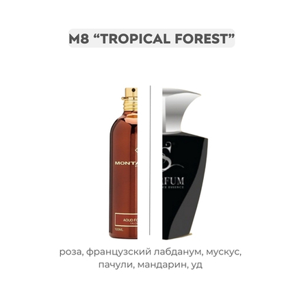 M8 TROPICAL FOREST по мотивам Aoud forest - Montale, парфюмерная вода