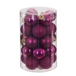 GAEM Набор из 25шт Украшение новогоднее "Шар", D3 см, L8 W8 H13 см