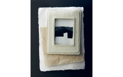 Zara Home Фоторамка из плетёной бумаги, цвет бежевый, 20 см