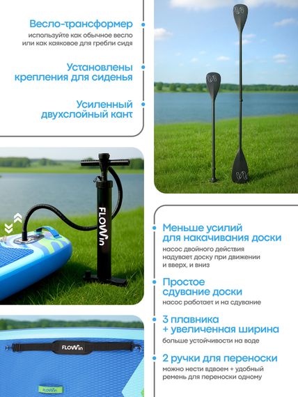 Сапборд Flowin Navy 350 см