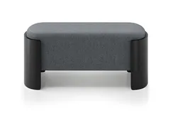 Банкетка Lagom 100 см (серый твид, черный)