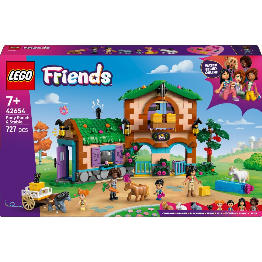 LEGO Friends - Ранчо пони и конюшня 42654